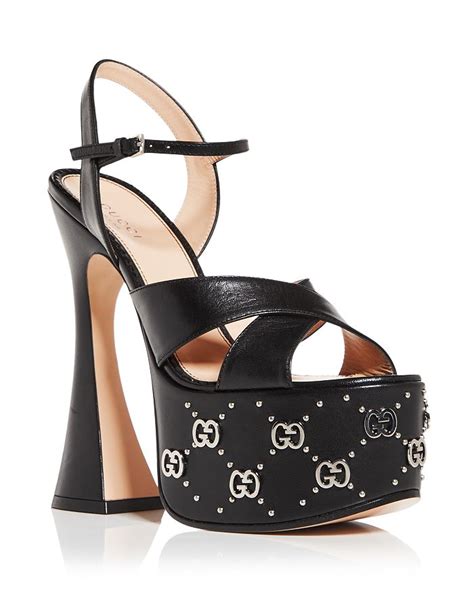 gucci platform high heels